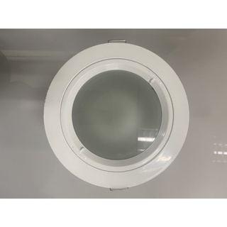 D/L OD.157xH.170mm. E27  Mirror/White  AL Rim Temper Glass Cover ดาวไลท์หน้ากระจกราคาถูก