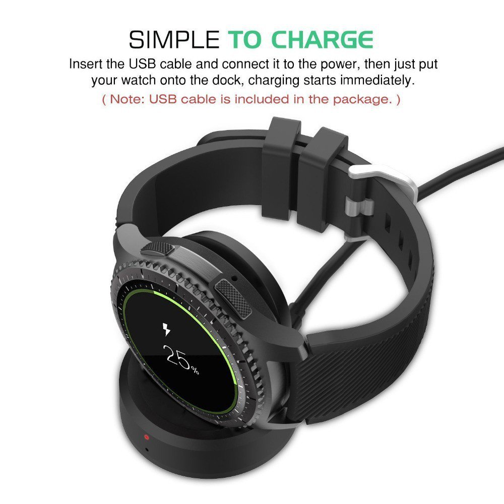CXXIIIWatch Charger Samsung Gear Sport SMR600 Gear Sport Gear S2 S3