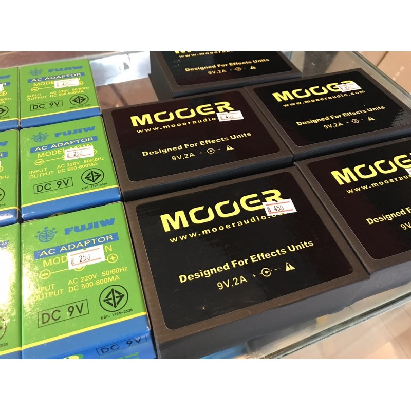 Mooer Adapter 9VDC 2A อแดปเตอร์ 9V สำหรับเอฟเฟคกีต้าร์