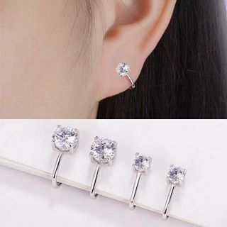 ◇ ต่างหูหนีบคริสตัล • Crystal Ear cuff Set