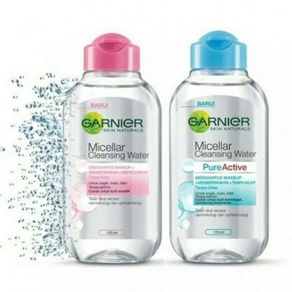 การ์นิเย่ ไมเซล่า คลีนซิ่ง วอเตอร์ พิ้งค์ 125 มล. GARNIER MICELLAR CLEANSING WATER 125 ml