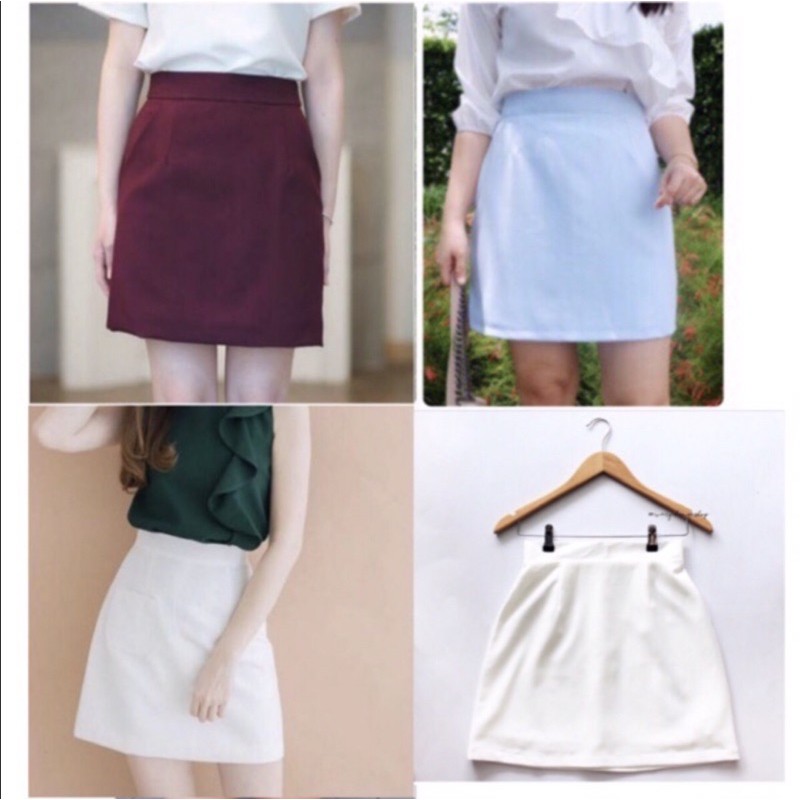 Hanako skrit - White (lalarlan)