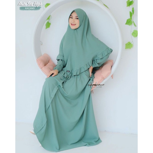 AULIA GAMIS SYARI HIJAB SET // ALFARO ดั้งเดิม //