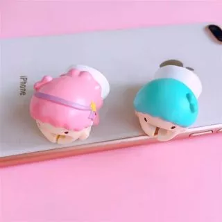Supercase🧸 Cable bite วัสดุโมเดล รวมลายหายาก ตัวถนอมสายชาร์จ ตัวงับสาย Figure Model