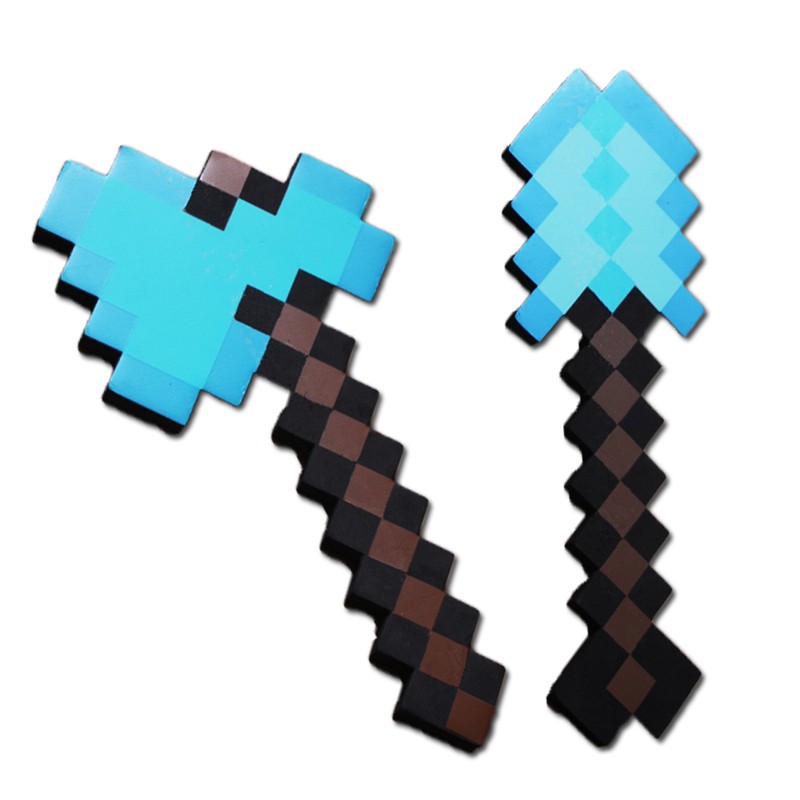 เปรียบเทียบของเล่นฟิกเกอร์ minecraft diamond sword ...