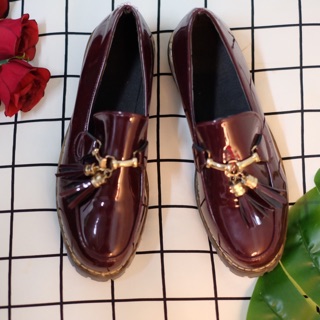 รองเท้าส้นเตี้ย เท่ๆชิคๆ สไตล์ลูกคุณ size 39