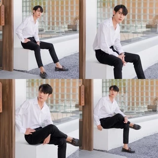 เสื้ อนัก ศึกษา ชาย เสื้อนักศึกษาแขนยาวชาย รอบอก : 36 - 56 [ขาวนวล,ขาวสว่าง]
