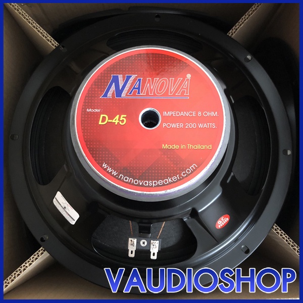 NANOVA D-45 (200W) ดอกลำโพง 12 นิ้ว จำนวน 1 ตัว ลำโพง 12" นาโนวา D45
