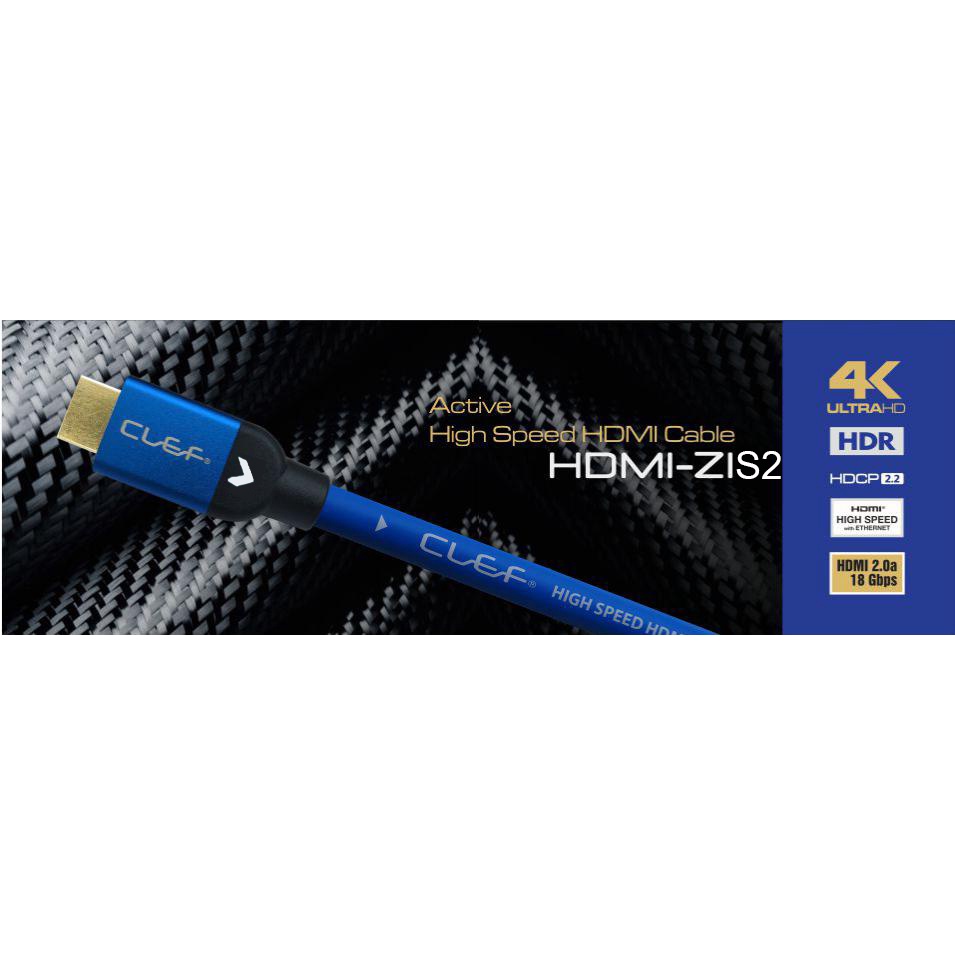 Clef  สาย HDMI-Z1S2 -Supports data rates up to 18Gbps