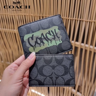 COACH F37333 3-IN-1 WALLET IN SIGNATURE CANVAS WITH GRAFFITI