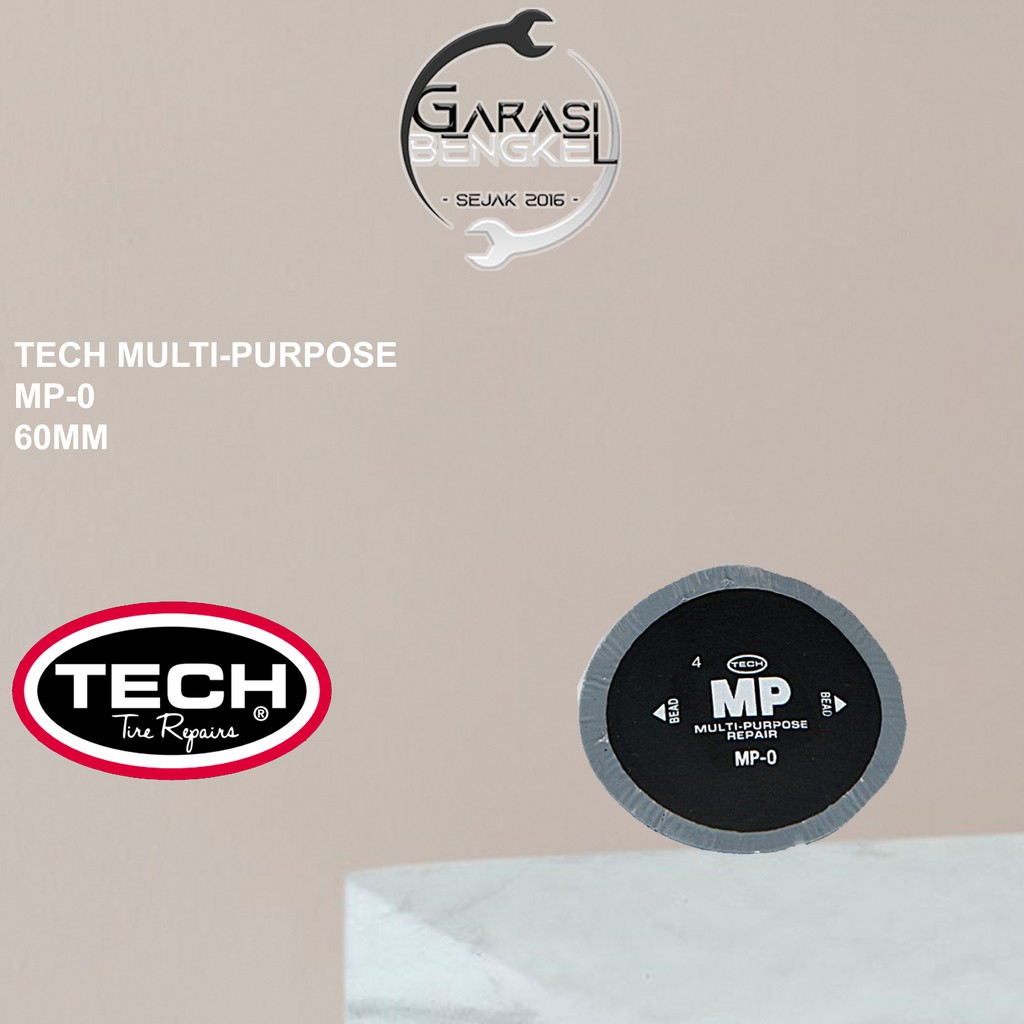Tech Universal Tyre Patch - Multi Purpose MP-0 Tubeless Patch Rubber