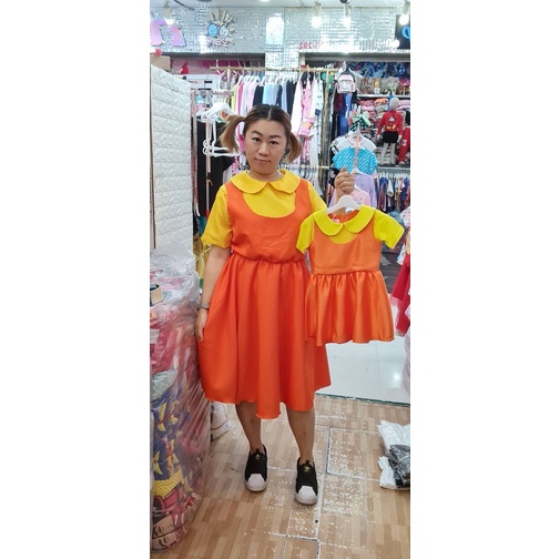 ชุดโกโกวาพร้อมส่ง!!ชุดตุ๊กตาสังหาร จากซีรีส์ดังที่สุดในตอนนี้  ชุดคอสเพลย์ ตุ๊กตา AEIOU