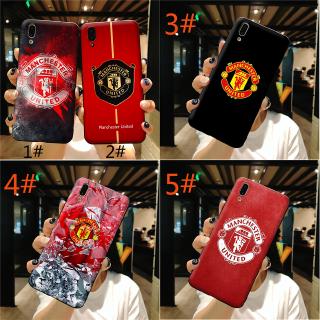 เคสโทรศัพท์ ซิลิโคน แบบนิ่ม ลายแมนเชสเตอร์ยูไนเต็ด สำหรับ VIVO Y53 Y55 Y81 Y85 V5 V7 V11 V15 Pro