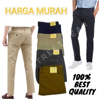 Haji RAYA MEGA SELES 75% UNISEX SLIM FIT SLACK PANT VIRAL OFFICIAL FORMAL กางเกงสแล็ค คุณภาพดีที่สุด