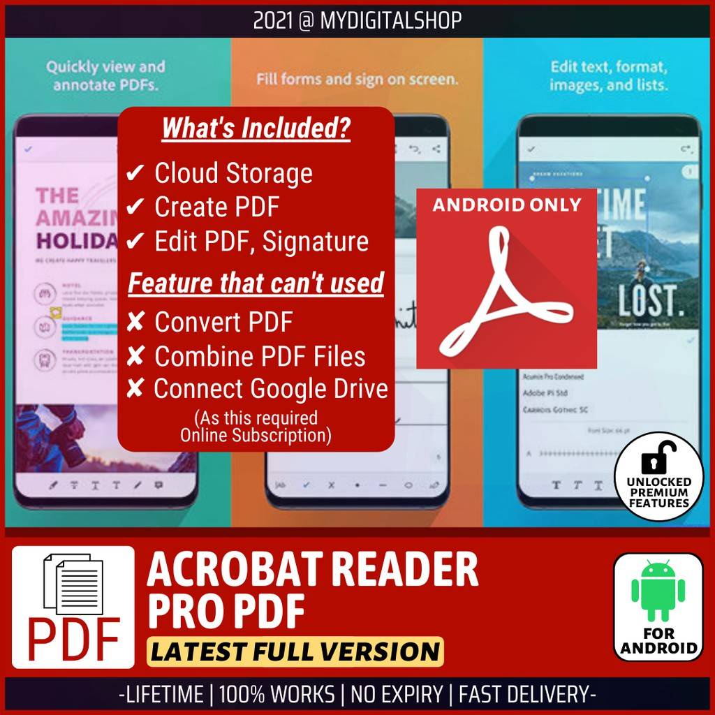 [Android] Acrobat Reader Pro 2021 | Edit Sign PDF | Full Version ...