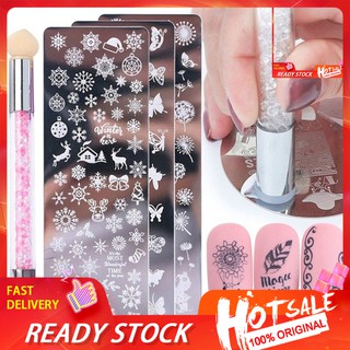 Double-Sided Head Stamper Polishing Painting Drawing Manicure Nail Art Pen Tool