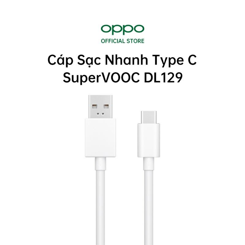 สายชาร์จ OPPO Type C Super VOOC DL129 - สินค้าของแท้