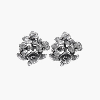 Moress Orchid Earrings ต่างหูเงินแท้