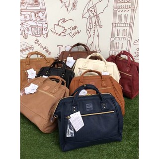 Anello Boston Bag PU 2 way ไซด์คลาสสิ ของแท้จากญี่ปุ่น