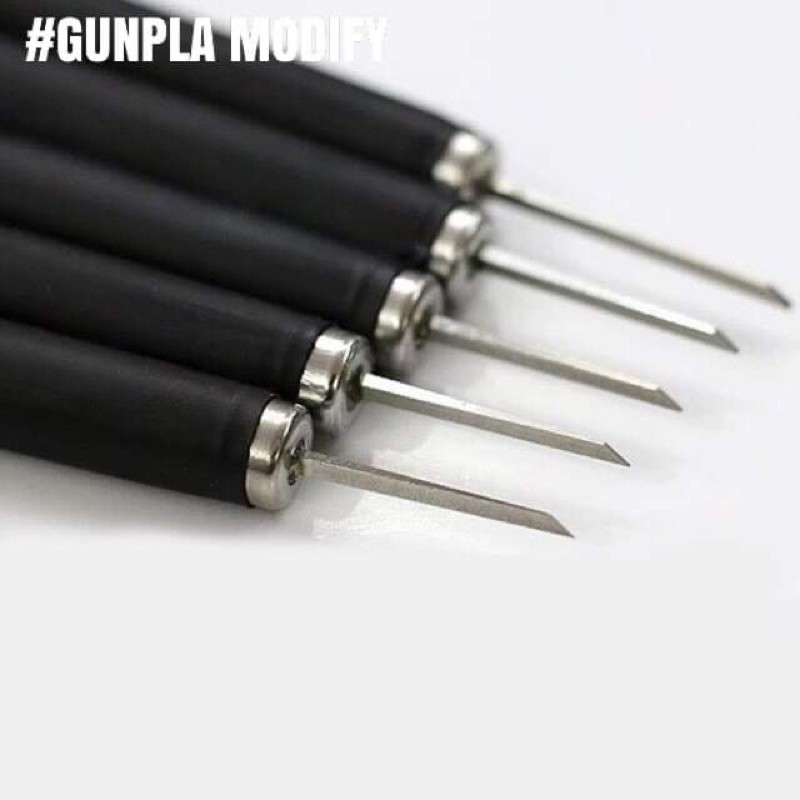 มีดเดินลาย ด้ามไม้หุ้มพลาสติกสีดำ เบอร์ 0.2, 0.4, 0.6, 0.8, 1.0 mm - รูปที่ 4