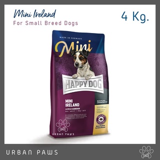 อาหารสุนัข HAPPY DOG Mini Ireland สูตรกระต่ายและแซลมอน สำหรับสุนัขโตพันธุ์เล็ก 4 Kg.