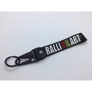 พวงกุญแจRALLIART พวงกุญแจรถรถยนต์ RALLIART ที่ห้อยกุญแจ