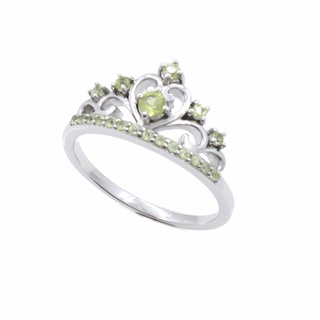 แหวนพลอย Peridot (เพอริดอท) R-PT0033-RH