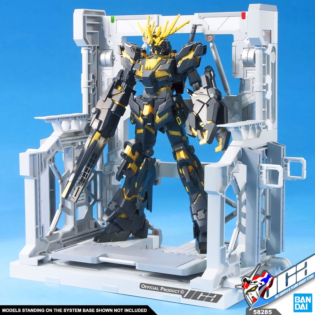 VCA 8️⃣ BANDAI GUNPLA BUILDERS PARTS SYSTEM BASE 001 WHITE GUNDAM ฐาน ขาตั้ง โมเดล กันดั้ม กันพลา พลาโม
