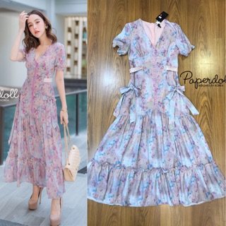 Maxi Dressพิมพ์ลาย (S/M) By Paperdoll