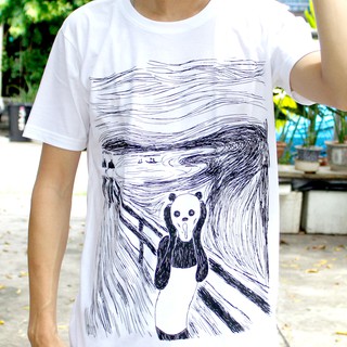 เสื้อยืดไก่3 ลาย Scream Panda