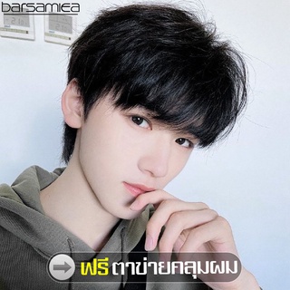 Barsamiea วิกผมผู้ชาย ผมปลอม วิกผมสั้น Short wig วิกผมปลอม ผ…