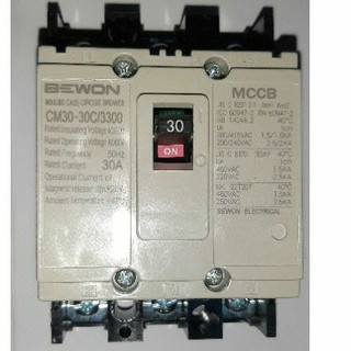 เบรกเกอร์ 3P 30A (CM- 30-30C/3300) BEWON