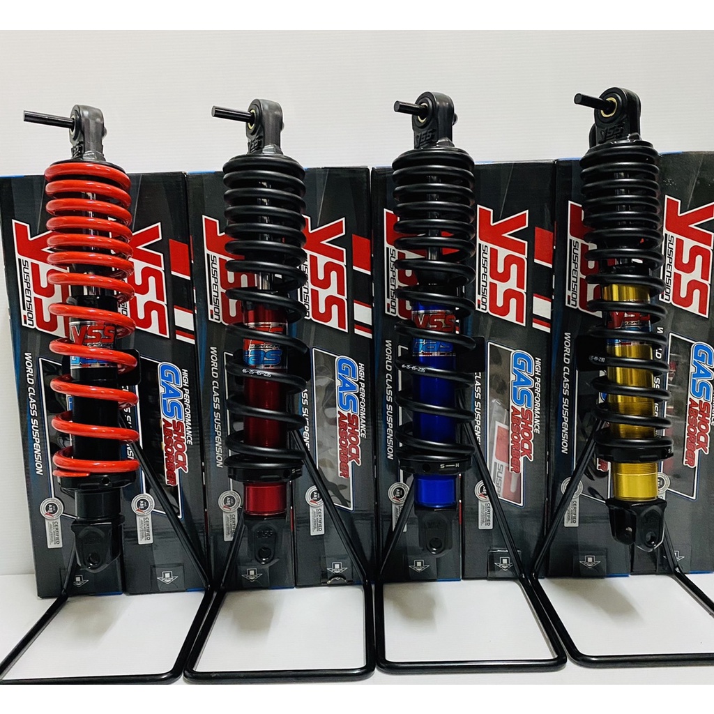 โช๊คหลังyssคลิก125i คลิก150i ซูมเมอร์xรุ่นGAS DTD-PLUSความยาว330mm.รับประกันสินค้า6เดือน