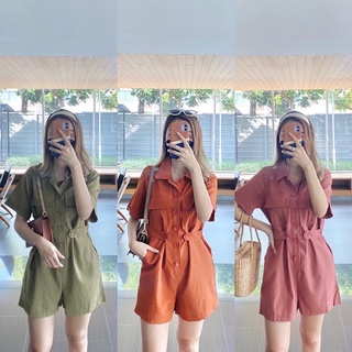 🐼⚡️⌒ polly holly -beary jumpsuit ชุดจั๊มกระดุม