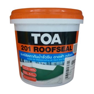 FREE HOME อะคริลิกกันซึม TOA 201 1 กก. สีเทา วัสดุประสาน วัสดุอุดรอยรั่ว กันรั่ว กันซึม