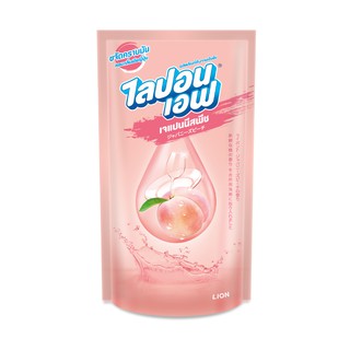 ราคาLipon F น้ำยาล้างจาน ไลปอนเอฟ เจแปนนีส พีช Japanese Peach ชนิดถุงเติม 500 มล.