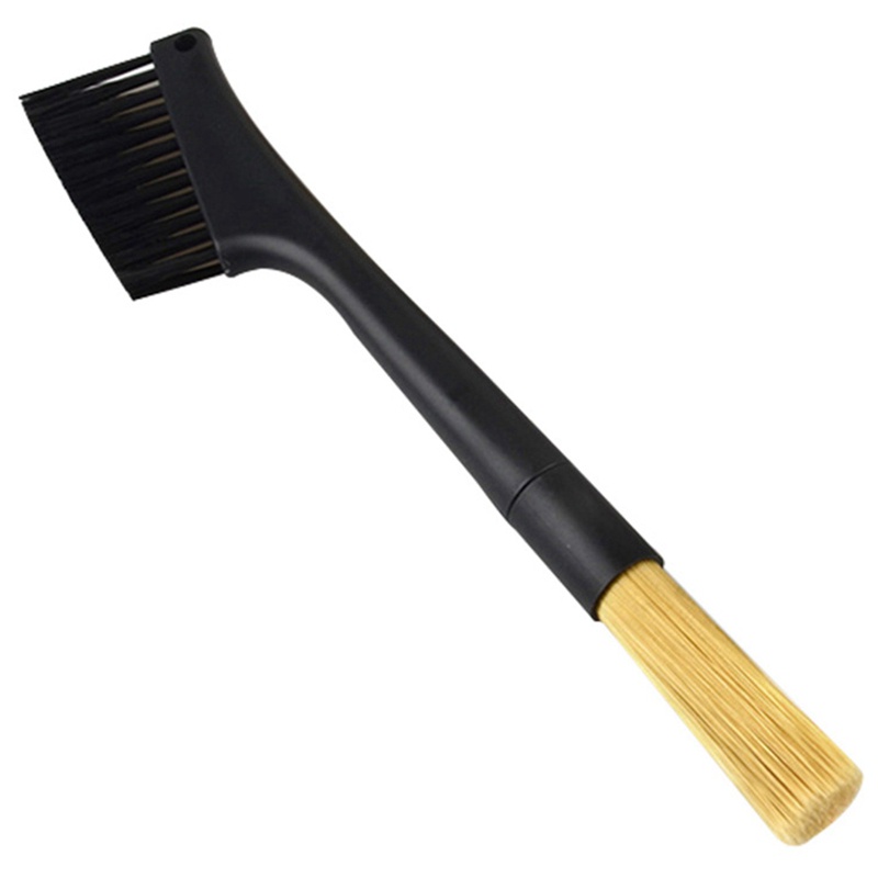 แปรงทําความสะอาดเครื่องบดกาแฟเอสเพรสโซ่ แบบสองหัว