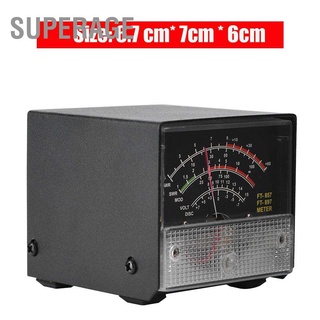 Superage External S Meter Swr เครื่องรับสัญญาณไฟสําหรับ Yaesu Ft-857 / Ft-897