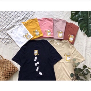 🍀150ส่งฟรีเสื้อ🍀oversize ทรงไหล่ตก เนื้อผ้าดีมาก เกาหลีสุดไ⭐️⭐️