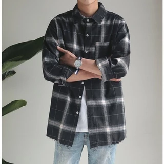 MR-DEER เสื้อเชิ๊ตเเขนยาวผู้ชาย เสื้อคอปก รุ่น 1246