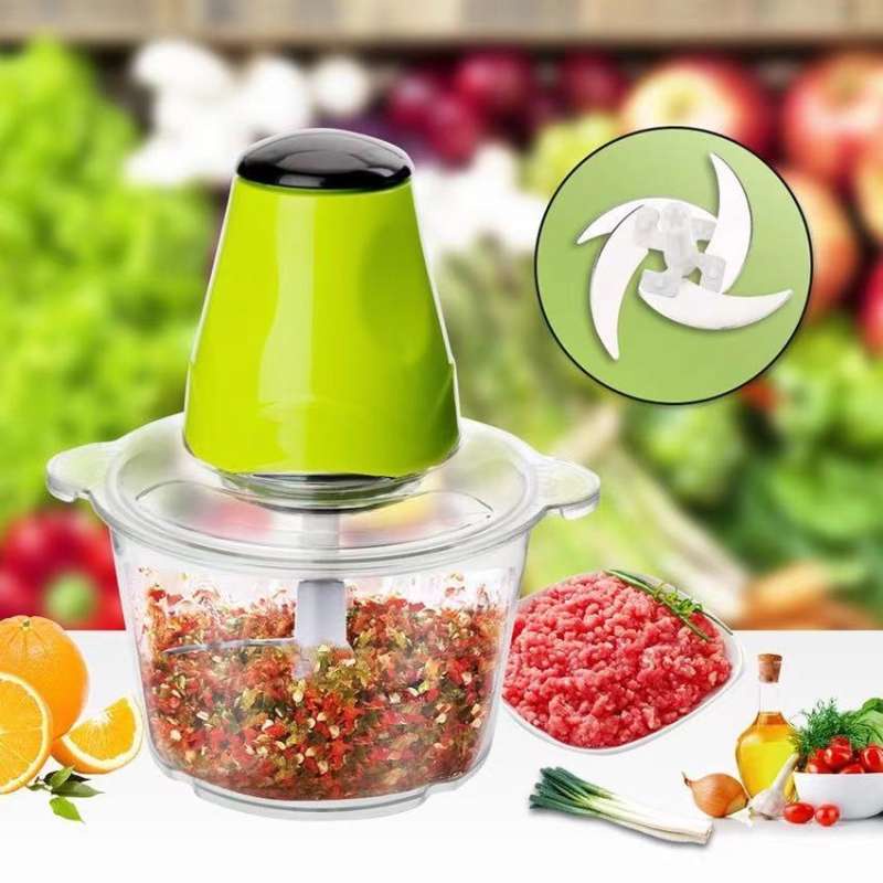 2L เครื่องบดเนื้อไฟฟ้า ปั่นอาหาร บดสับ กำลังไฟ 250 วัตต์