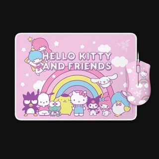 Razer DeathAdder Essential + Goliathus Mouse Mat Bundle - Hello Kitty and Friends Edition