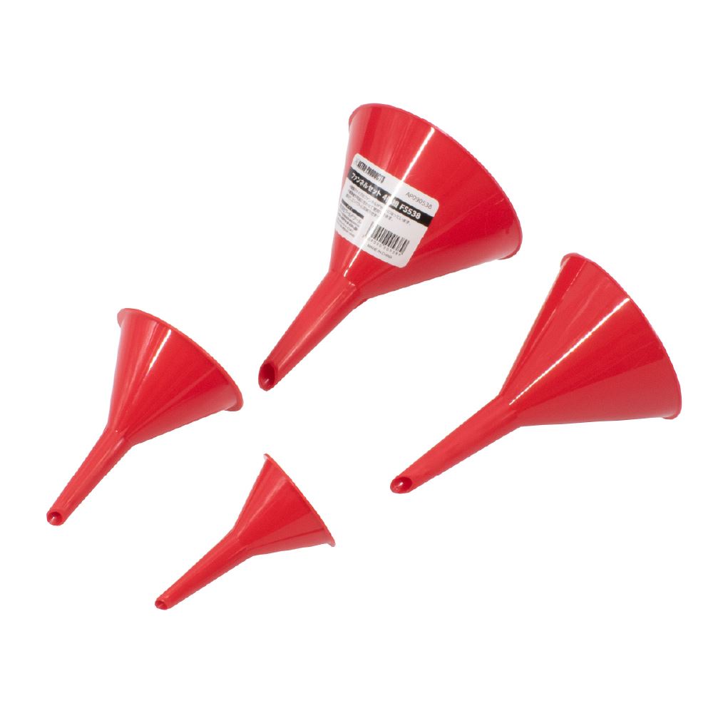 Astro Products ชุดกรวยกรองน้ำมัน 4 ชิ้น FS538 / 4pc Oil Funnel Set FS538
