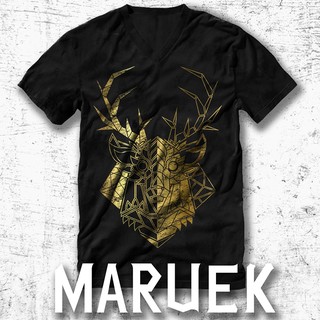 เสื้อยืด Maruek สีดำ-ทอง