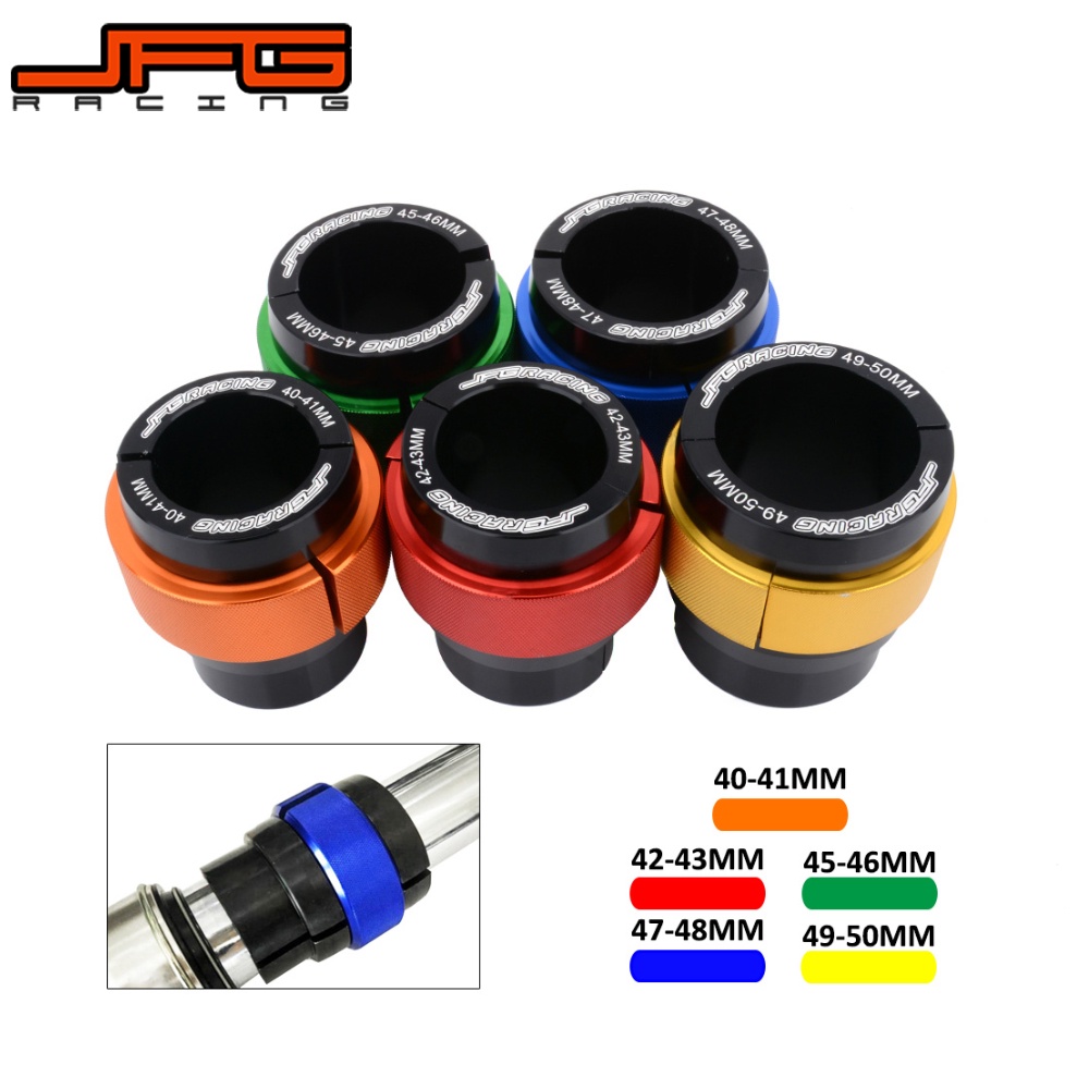 Jfg เครื่องมือซีลน้ํามัน ติดตั้งไดรเวอร์ 28-50 มม. สําหรับรถจักรยานยนต์ รถจักรยานยนต์ส้อมซีลไดร์เวอร์ crf klx ktm honda yz xtz adv xr 125 150 200 ราคา ถูกที่สุด ดีลบีเคเค