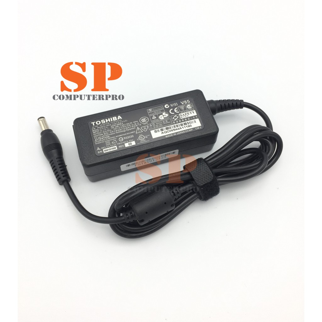 TOSHIBA Adapter อแดปเตอร์ของแท้ TOSHIBA SATELITE RADIUS P50W Z830 Z930 L830 T210 ของแท้ 19V 2.37A หั