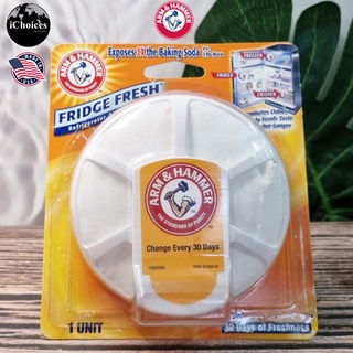 [Arm &amp; Hammer] Fridge Fresh Refrigerator Air Filter 1 Unit ผลิตภัณฑ์ดับกลิ่นตู้เย็น ลดกลิ่น ดูดกลิ่น กรองอากาศ