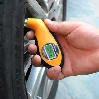 Digital Tire Gauge เกจวัดลมยาง ดิจิตอล (สีเหลือง)