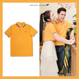 BULLTUS เสื้อโปโล คอปก 3COL สีเหลืองเข้ม