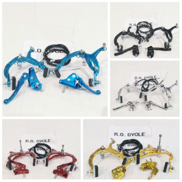 ชุดเบรคก้ามปู จักรยาน BMX 20 นิ้ว อลูมิเนียม Anodize รุ่น A1000 (Taiwan)